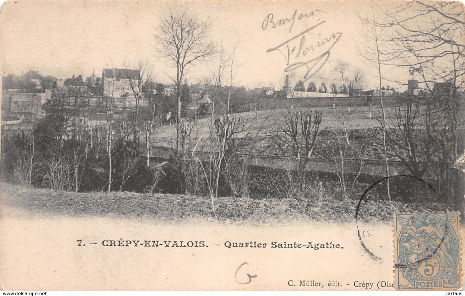 60-CREPY EN VALOIS-N°3859-G/0261 - Crepy En Valois