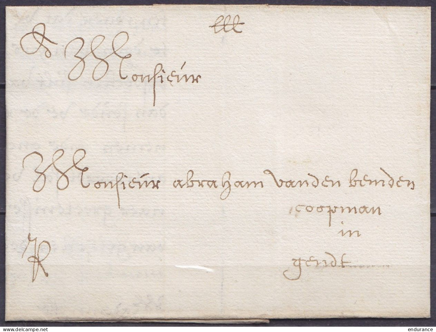 L. Datée 30 Juillet 1680 De ANTWERPEN Pour GENDT (Gand) - 1621-1713 (Spanish Netherlands)