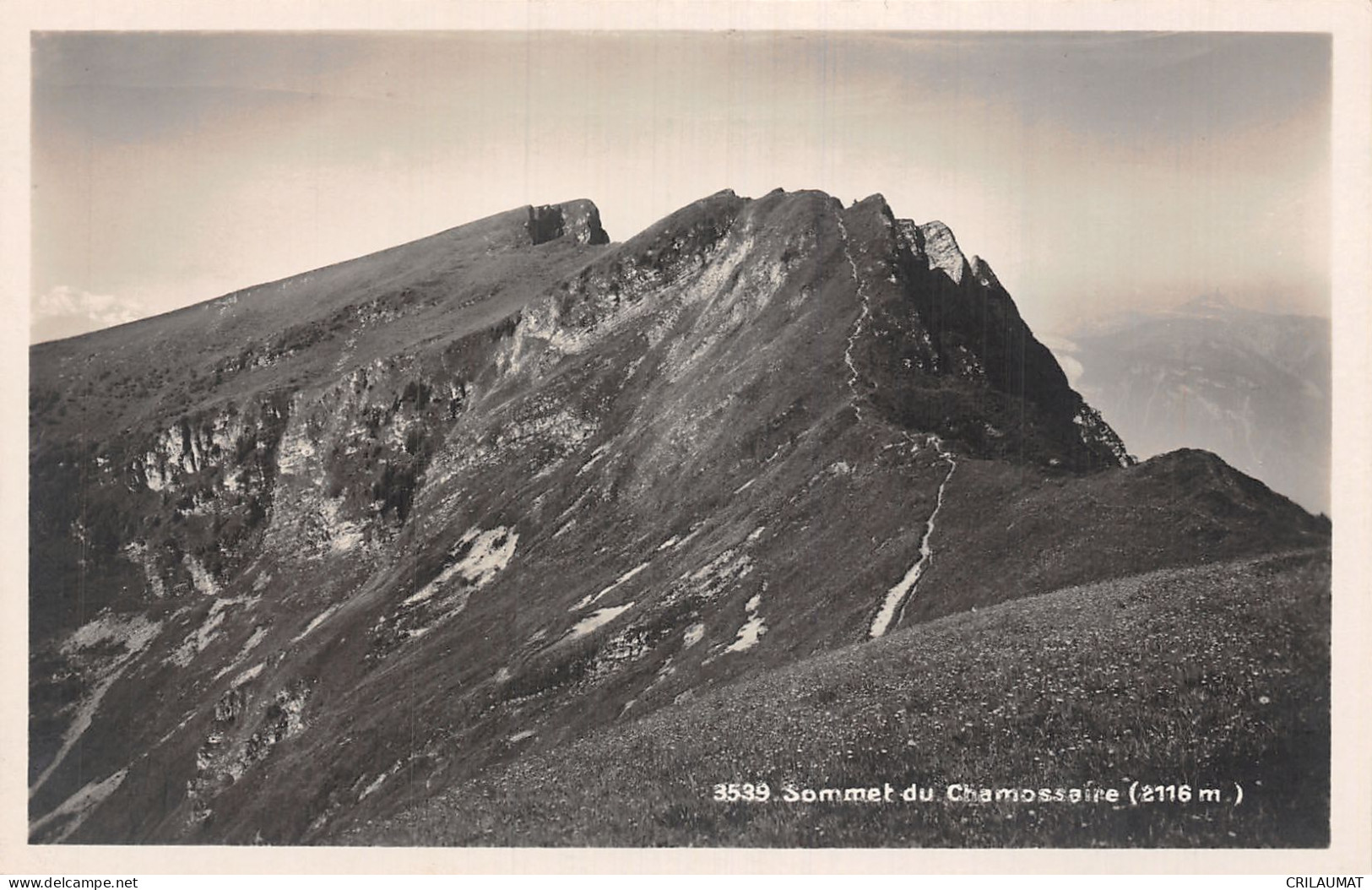 ET-SUISSE SOMMET DU CHAMOSSAIRE-N°T2907-G/0149 - Cham