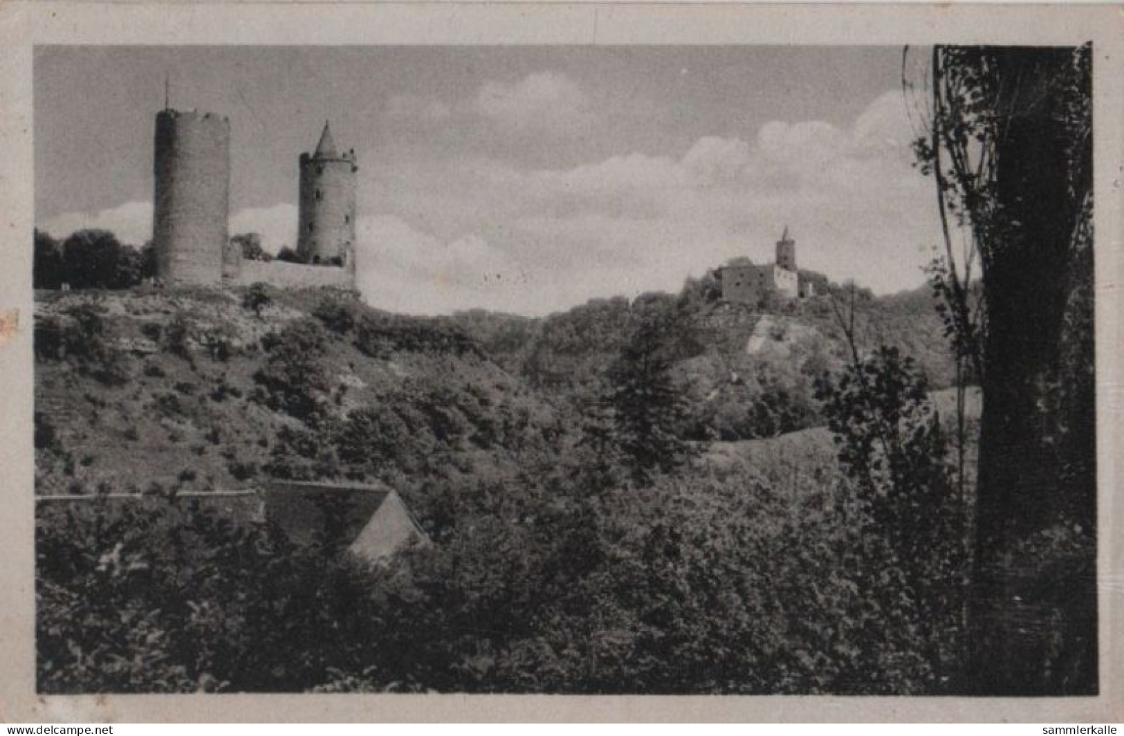 68397 - Bad Kösen-Saaleck - Rudelsburg - Und Burg Saaleck - 1955 - Bad Koesen