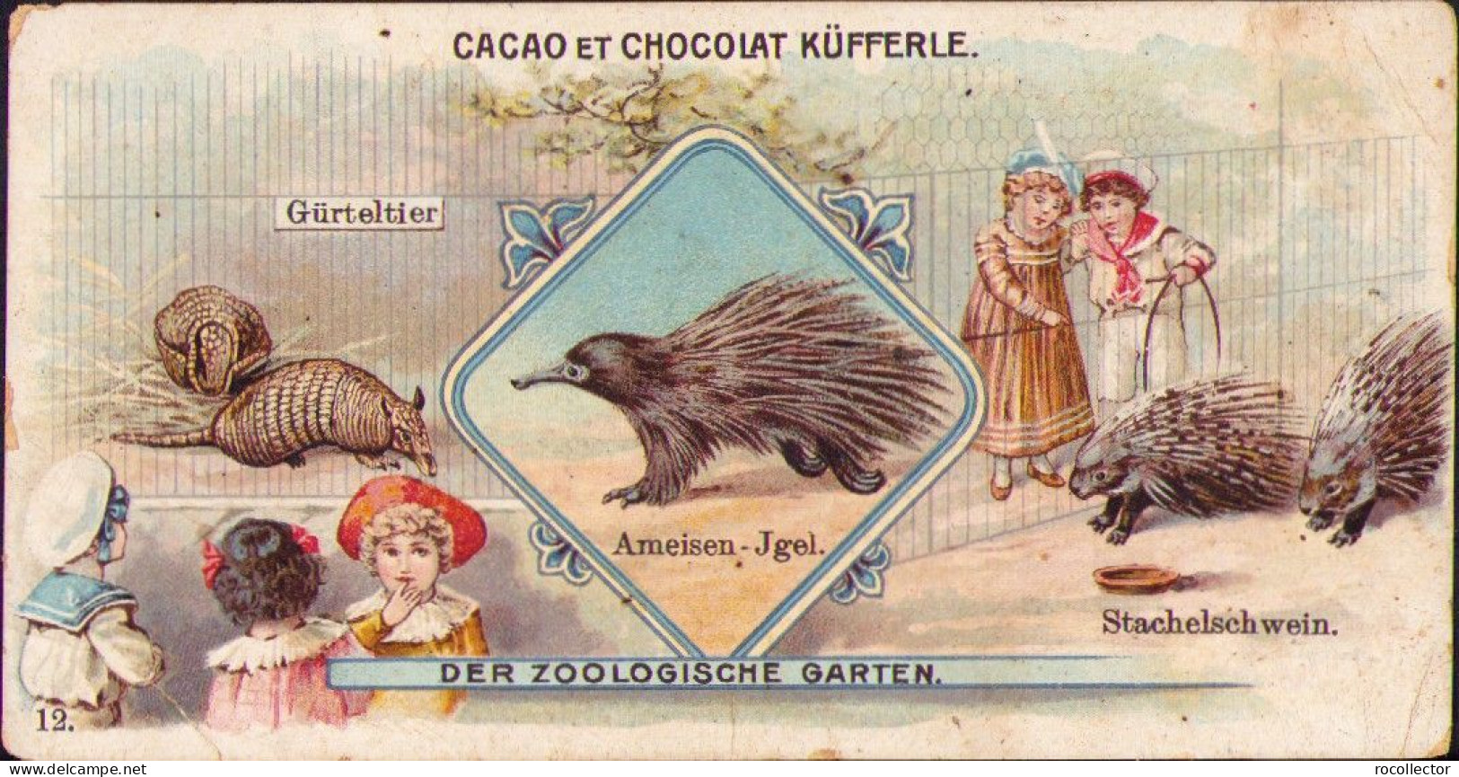 Jos Kufferle & Co Fabrique De Chocolat Vienne Old Commercial A878 - Werbung