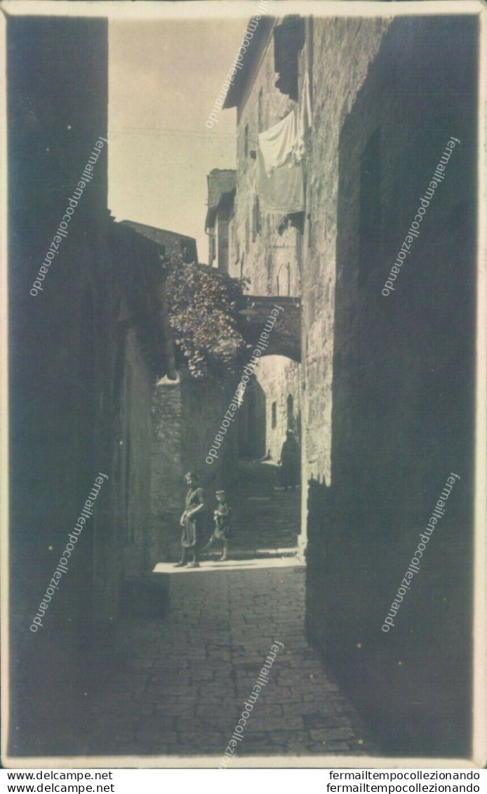 Ad210 Cartolina Fotografica  Colle Di Valdelsa 1927 Provincia Di Siena - Siena