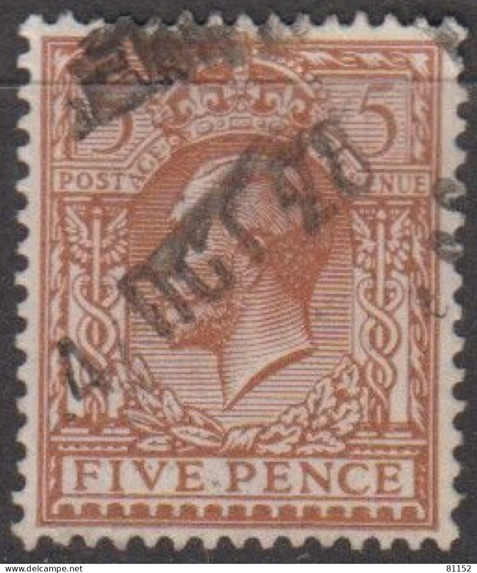 Georges V  5p Jaune-brun   Y.et.T.146  Oblitéré  Avec Date  Le 4 Oct 1928   Scan Recto-verso - Used Stamps