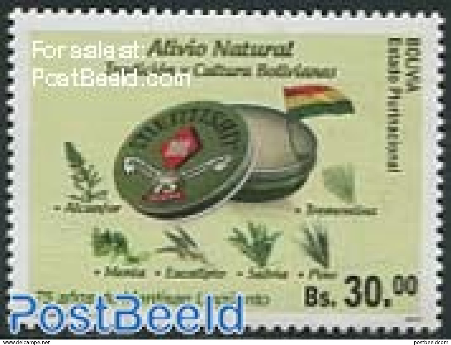 Bolivia 2012 75 Years Mentisan Unguento 1v, Mint NH, Health - Nature - Various - Food & Drink - Flowers & Plants - Exp.. - Alimentación