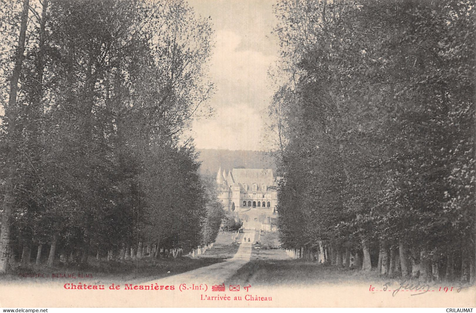 76-MESNIERES EN BRAY-N°T2910-D/0299 - Mesnières-en-Bray