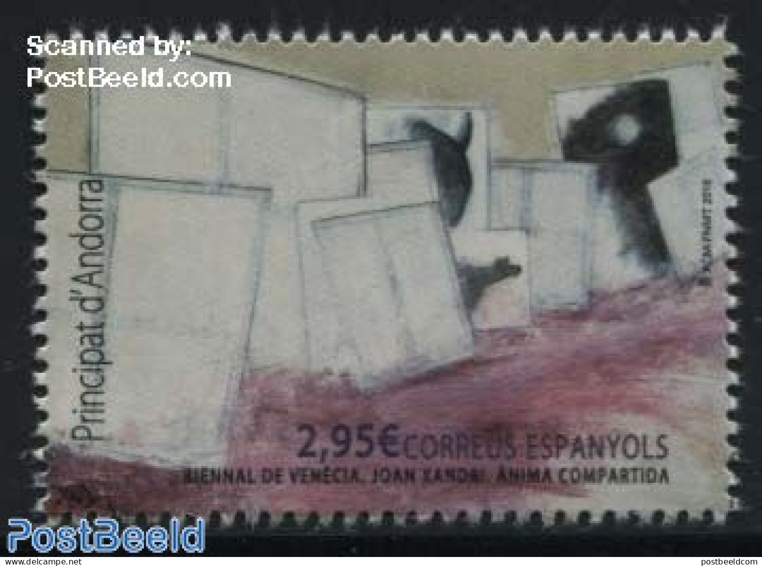 Andorra, Spanish Post 2016 Venice Biennal 1v, Mint NH, Art - Modern Art (1850-present) - Unused Stamps