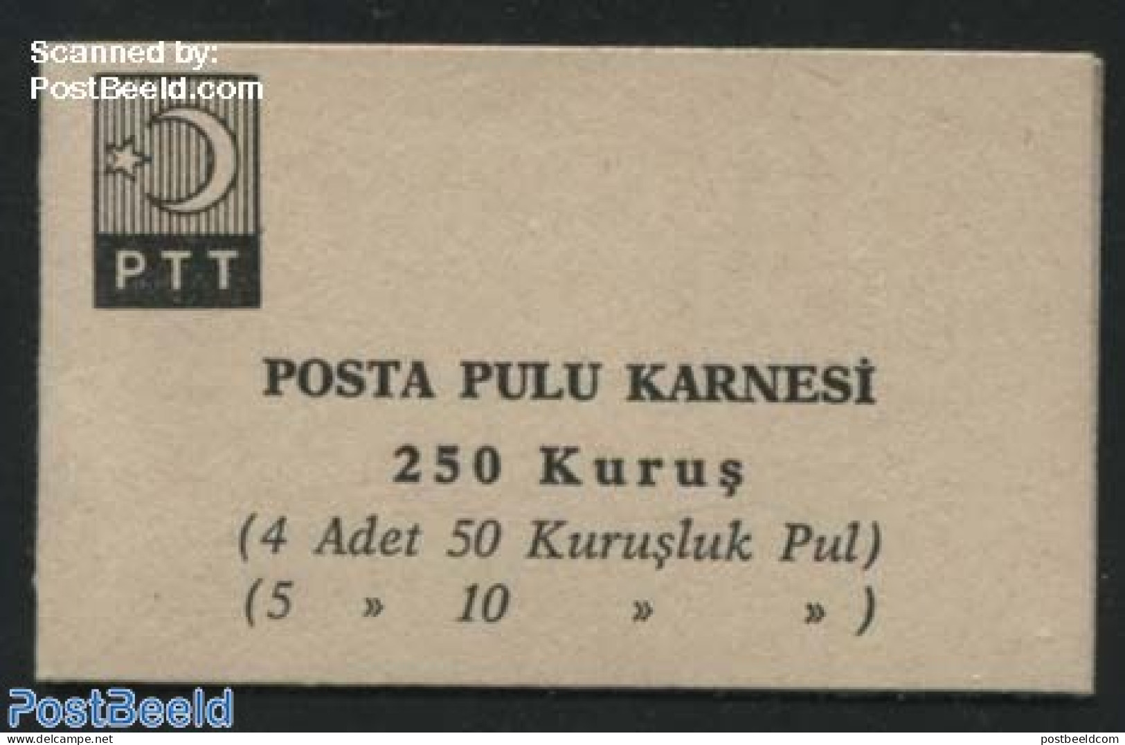 Türkiye 1967 Definitive Booklet, Mint NH, Stamp Booklets - Other & Unclassified