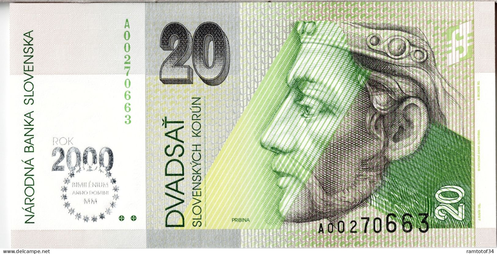 SLOVAQUIE - 100 Korún 1993 UNC - Slowakei