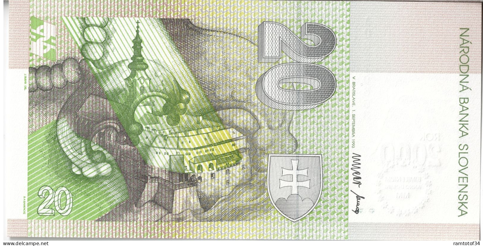 SLOVAQUIE - 100 Korún 1993 UNC - Slowakije