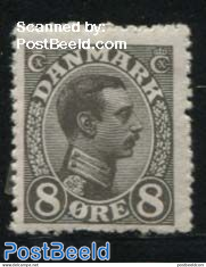 Denmark 1918 8o, Stamp Out Of Set, Unused (hinged) - Ongebruikt