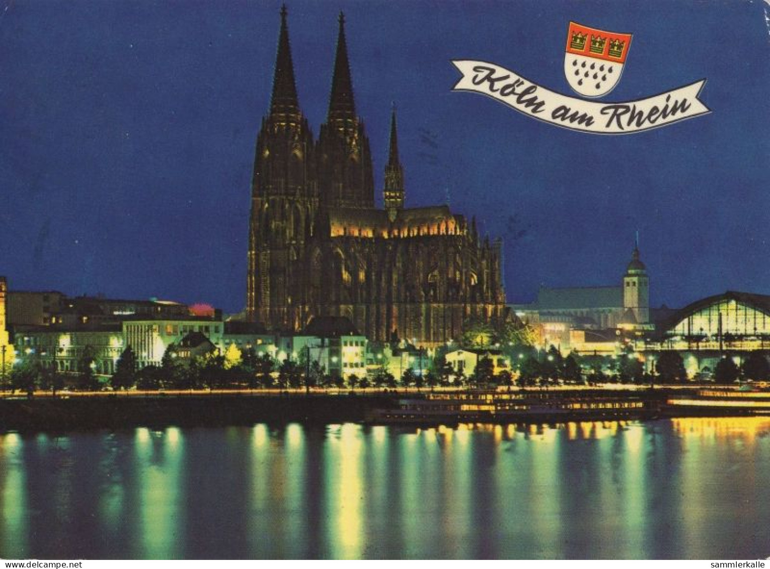 122629 - Köln - Dom Mit Festbeleuchtung - Koeln