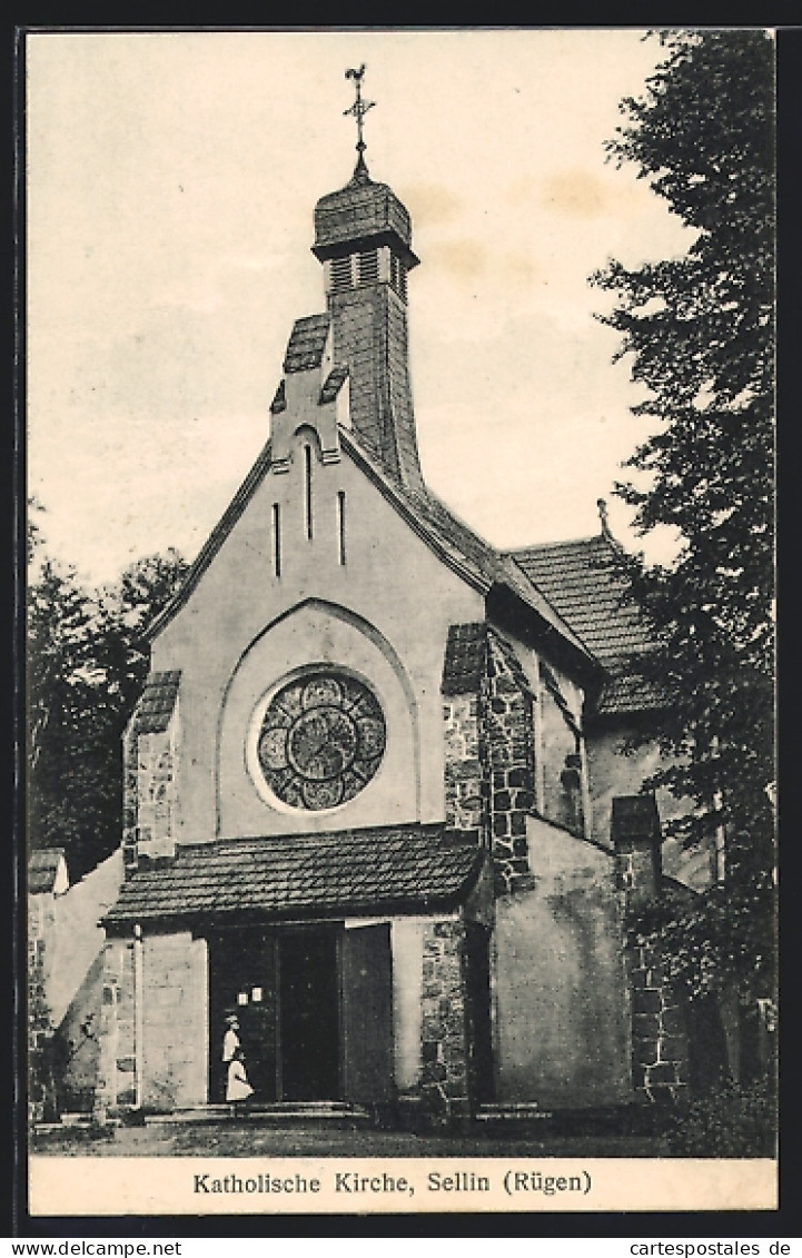AK Sellin /Rügen, Katholische Kirche  - Sellin