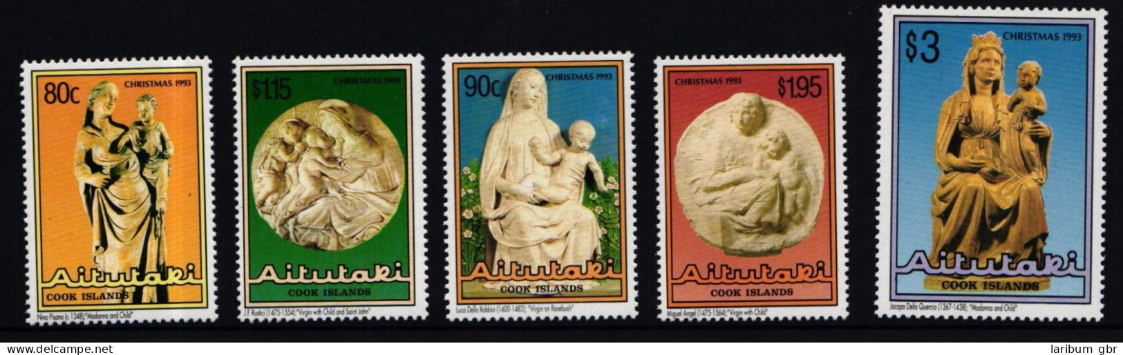 Aitutaki 708-712 Postfrisch Weihnachten #II381 - Aitutaki