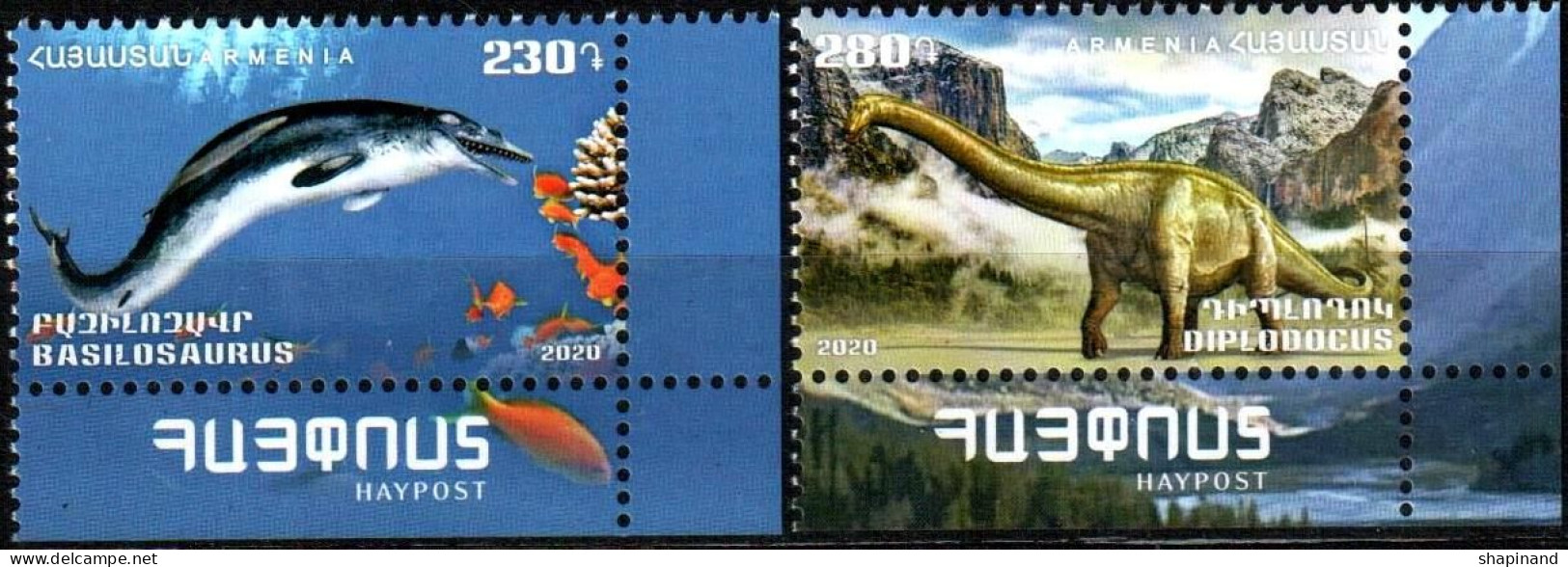 Armenia 2020 "Fauna Of The Ancient World" 2v Quality:100% - Armenië