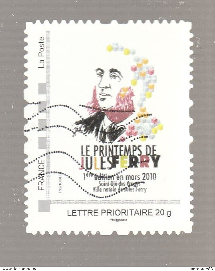 MONTIMBRAMOI LE PRINTEMPS DE JULES FERRY 2010 SAINT DIE DES VOSGES OBLITERE - Used Stamps