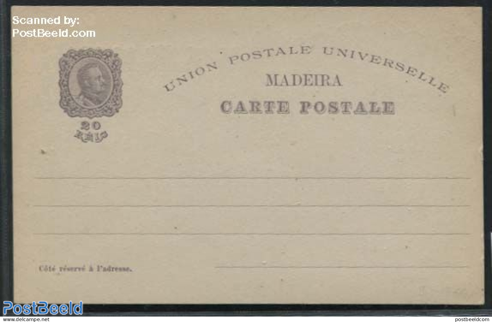 Madeira 1898 Illustrated Postcard, Cintra, Unused Postal Stationary - Madère