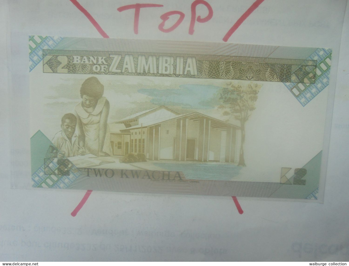 ZAMBIE 2 KWACHA 1980-88 Neuf (B.33) - Zambie