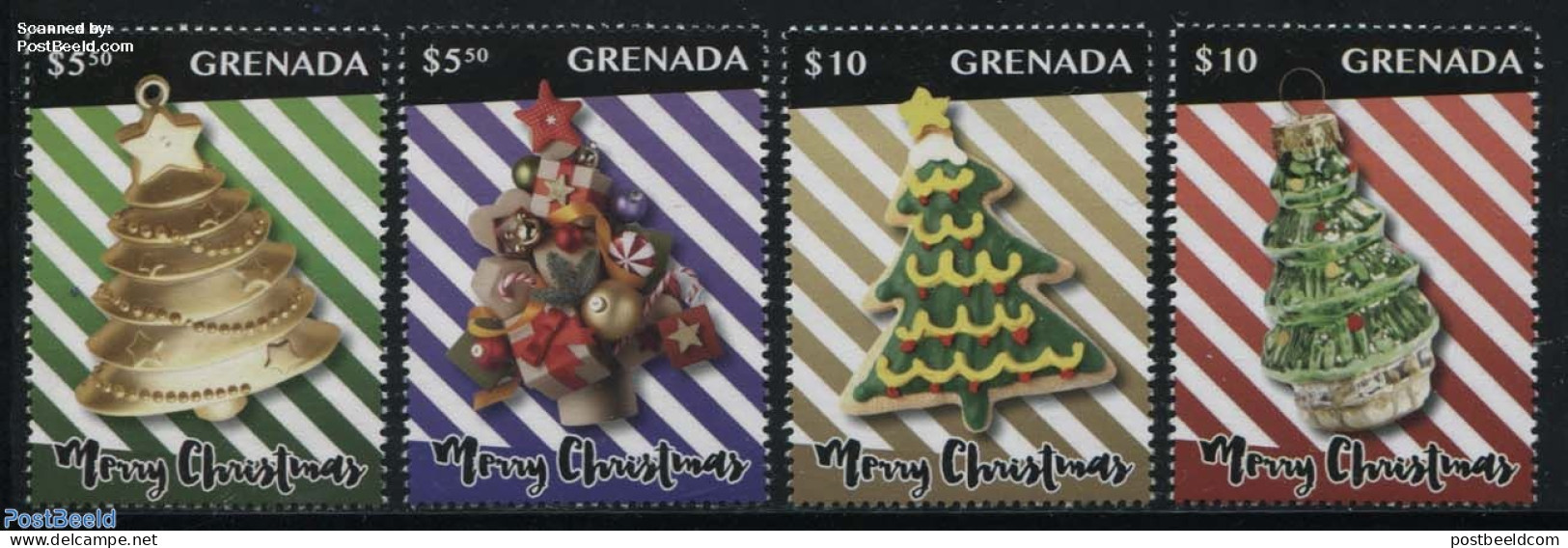 Grenada 2016 Christmas 4v, Mint NH, Religion - Christmas - Noël