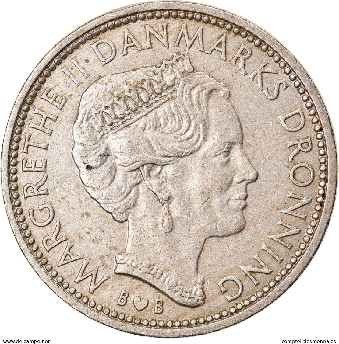 Monnaie, Danemark, Margrethe II, 10 Kroner, 1979, Copenhagen, TTB+ - Dinamarca