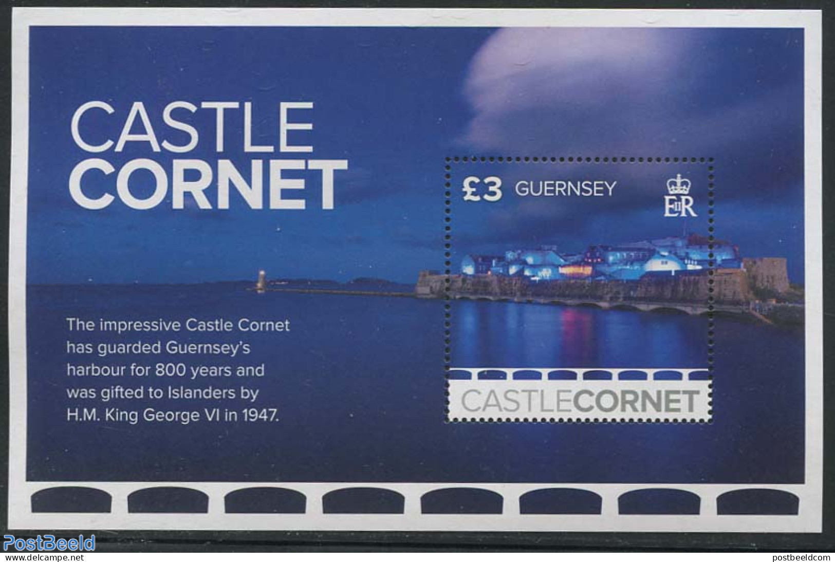 Guernsey 2017 Castle Cornet S/s, Mint NH, Art - Castles & Fortifications - Châteaux