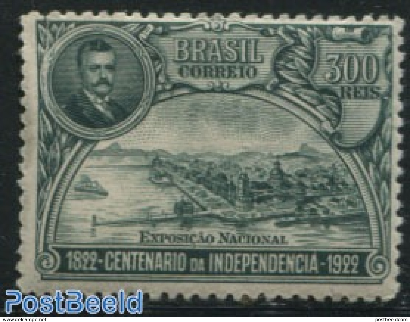 Brazil 1922 100R, Stamp Out Of Set, Mint NH, Transport - Ships And Boats - Ongebruikt