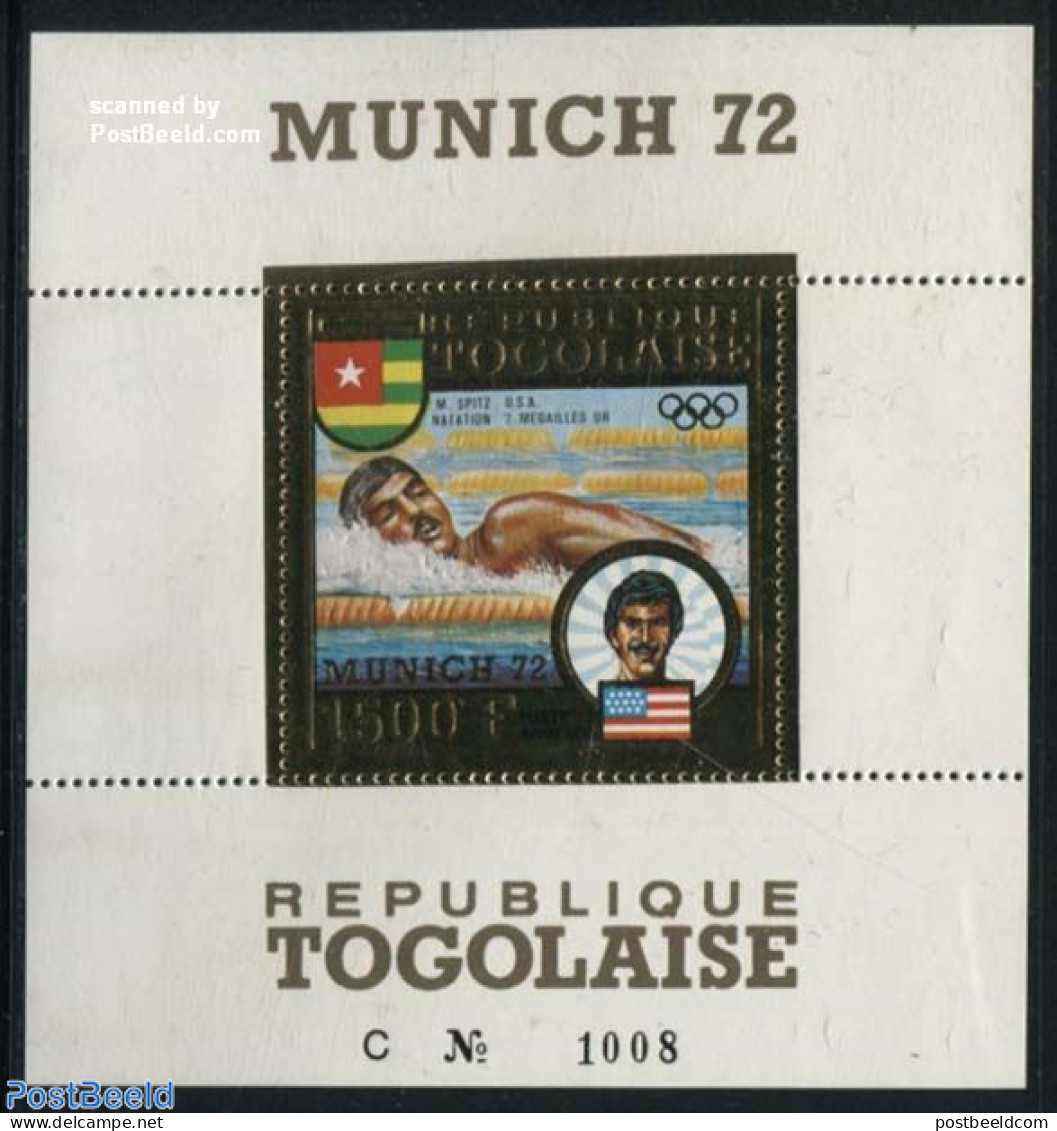 Togo 1973 Olympic Games, Swimming S/s, Mint NH - Togo (1960-...)