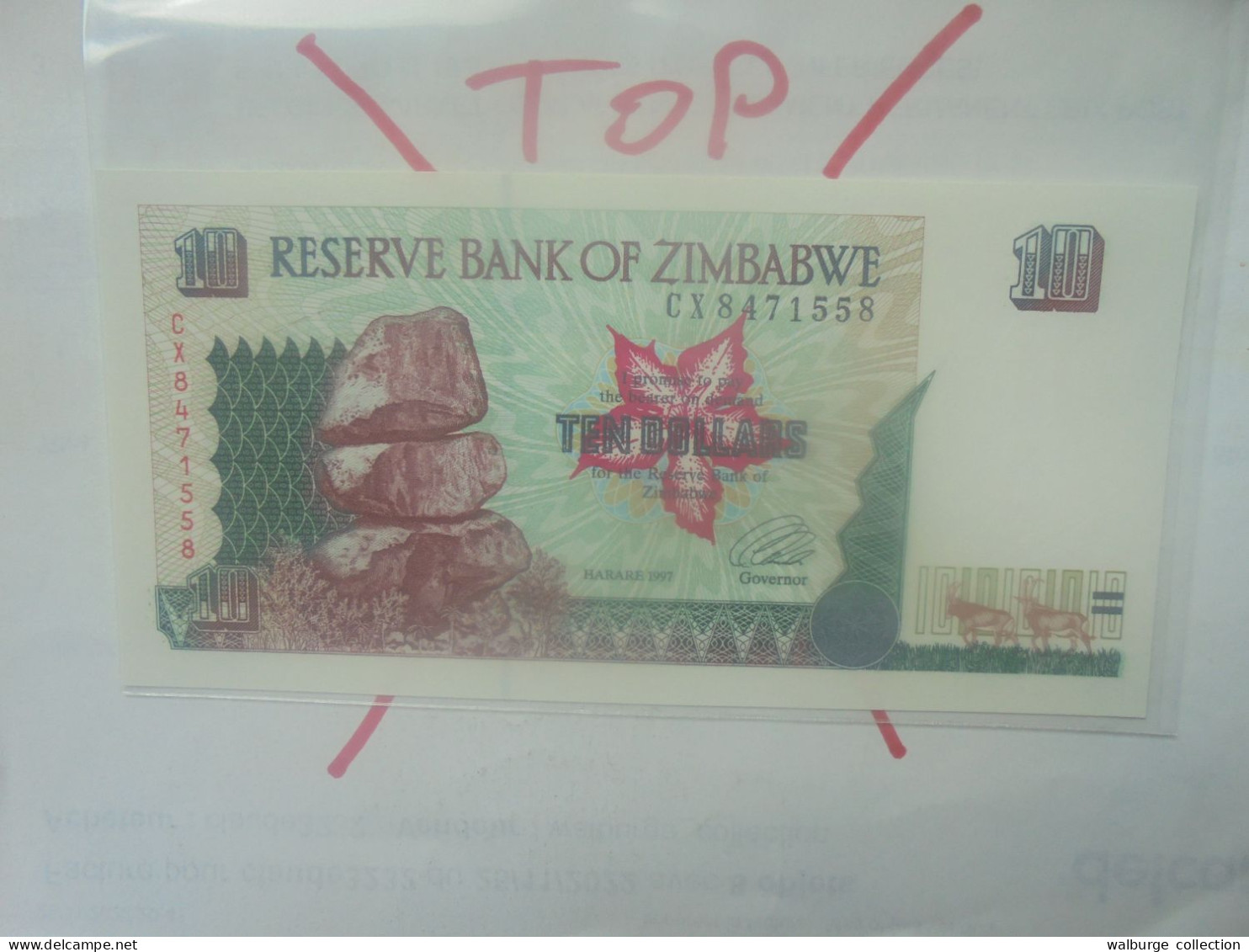 ZIMBABWE 10$ 1997 Neuf (B.33) - Simbabwe