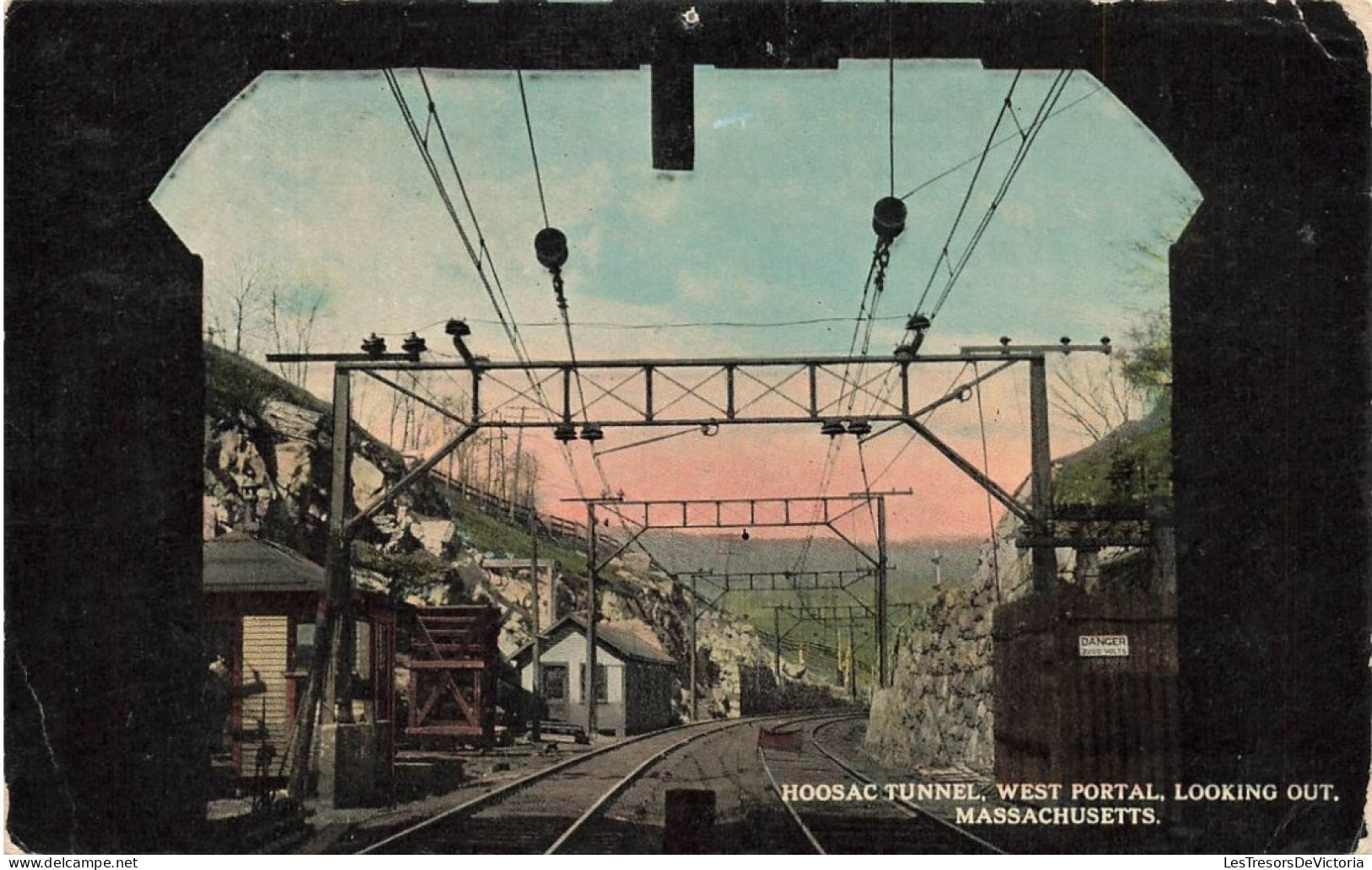 ETATS UNIS - Massachusetts - Hoosac Tunnel - West Portal Looking Out - Colorisé - Carte Postale Ancienne - Andere & Zonder Classificatie