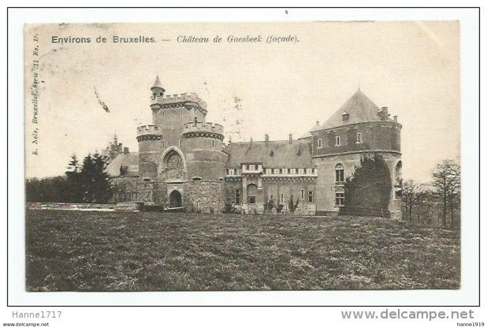 Bruxelles Chateau De Gaesbeek Kasteel Gaasbeek Brussel Htje - Sin Clasificación