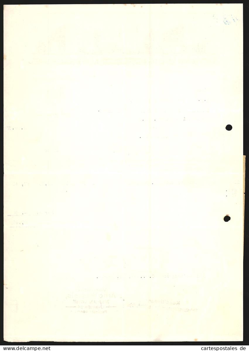 Rechnung Auerbach I. Erzg. 1937, Richard Uhlig, Strumpffabriken, Das Betriebsgelände Und Schutzmarke Rula  - Other & Unclassified