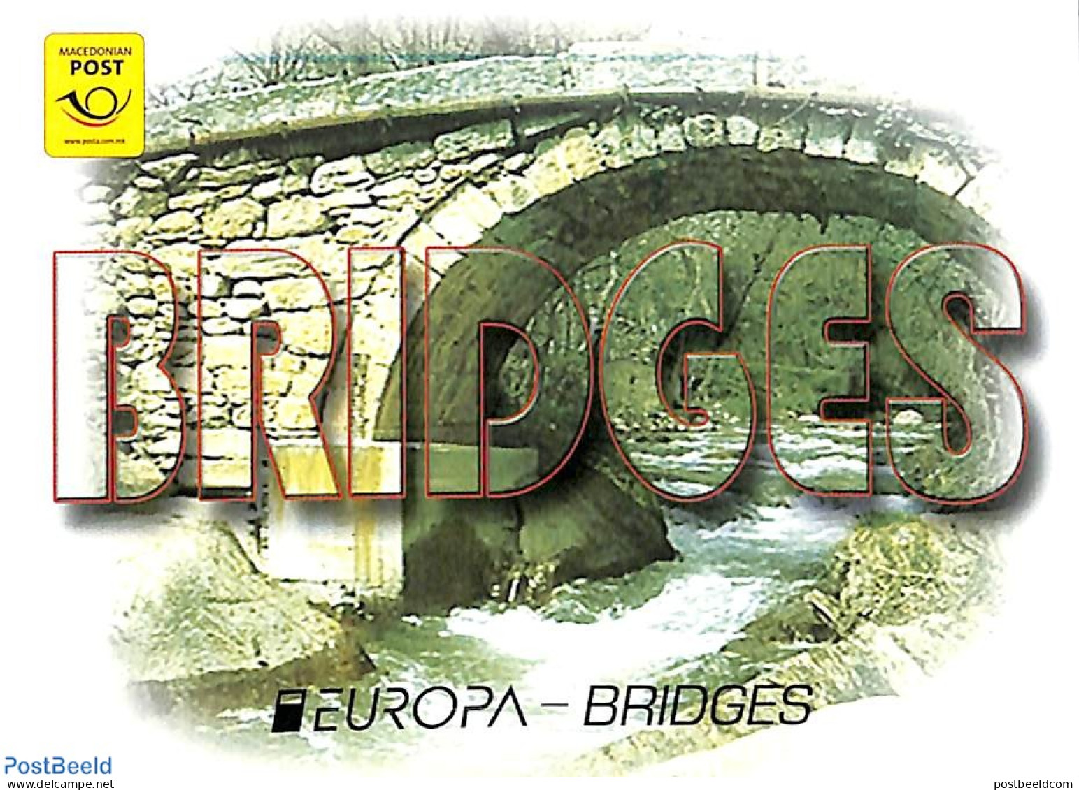 North Macedonia 2018 Europa, Bridges Booklet , Mint NH, History - Europa (cept) - Stamp Booklets - Art - Bridges And T.. - Non Classés
