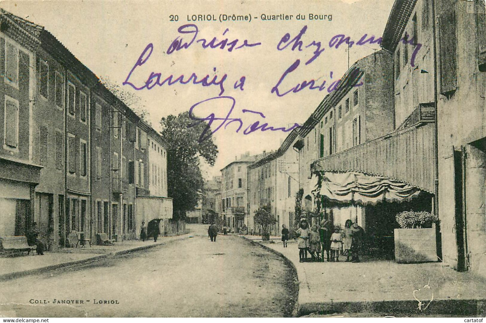 LORIOL . Quartier Du Bourg . CPA Animée  - Loriol