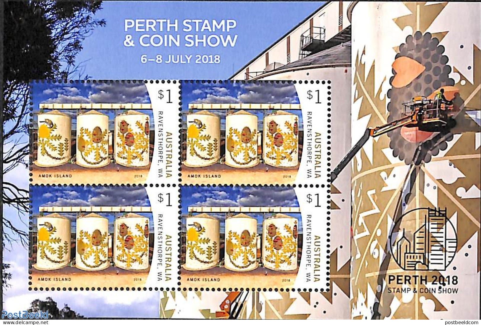 Australia 2018 Perth Stamp & Coin Show S/s, Mint NH, Philately - Nuevos