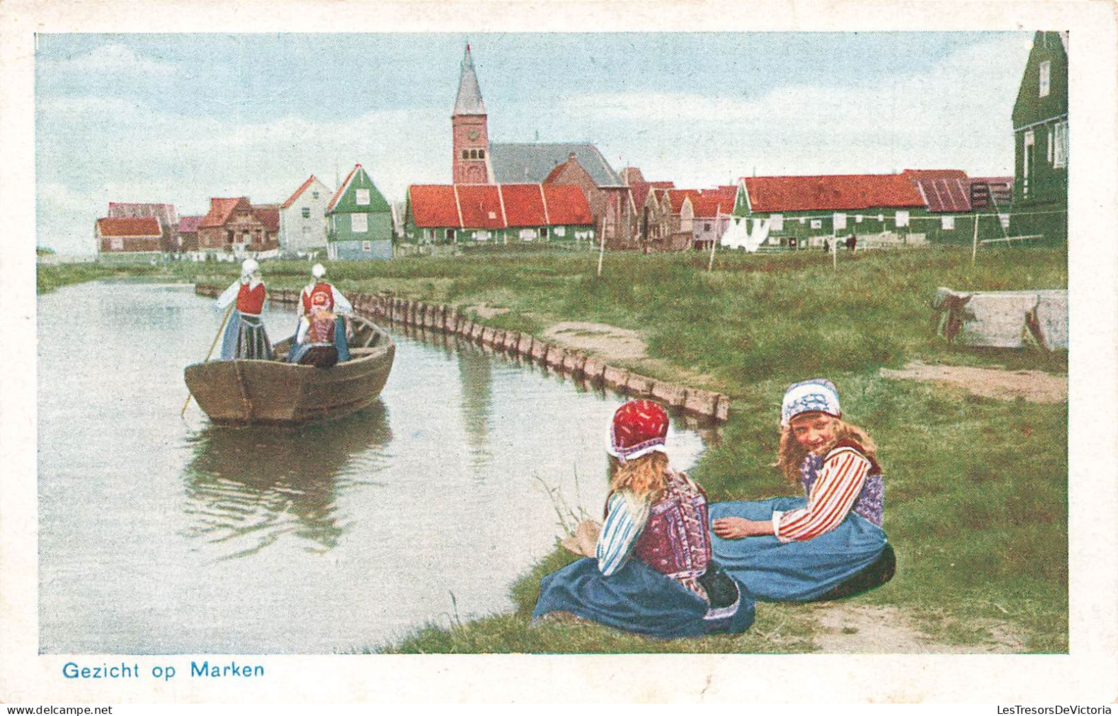 PAYS BAS - Marken - Gezicht Op Marken - Colorisé - Carte Postale Ancienne - Marken