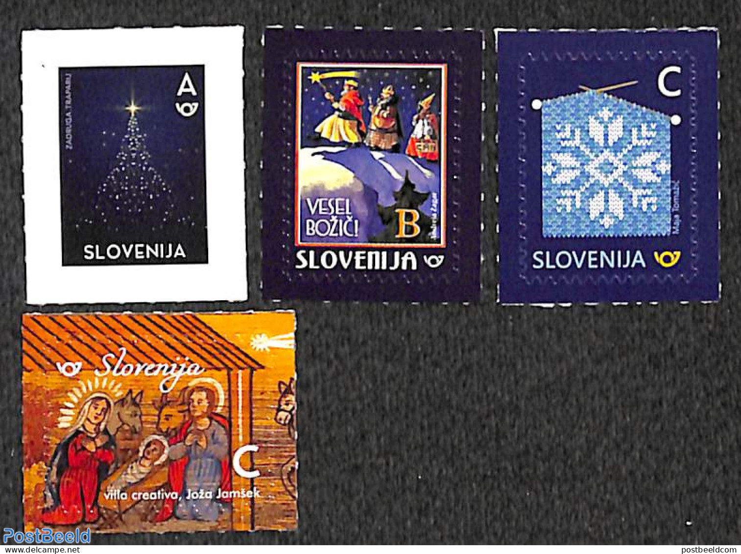 Slovenia 2018 Christmas 4v S-a, Mint NH, Religion - Christmas - Christmas