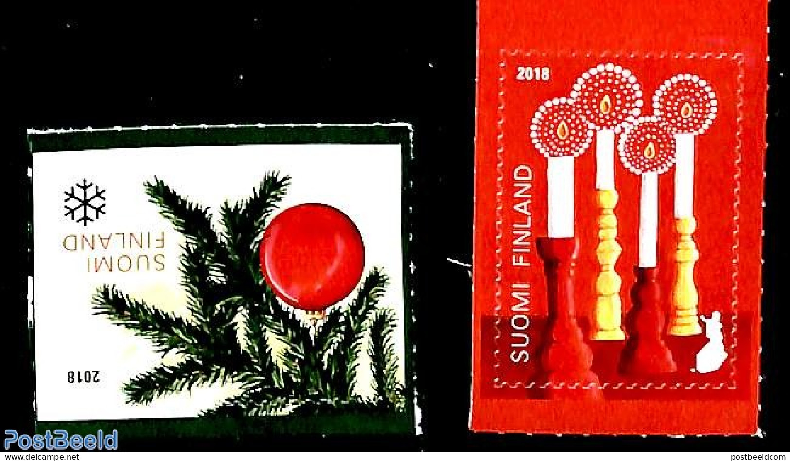 Finland 2018 Christmas 2v S-a, Mint NH, Religion - Christmas - Neufs