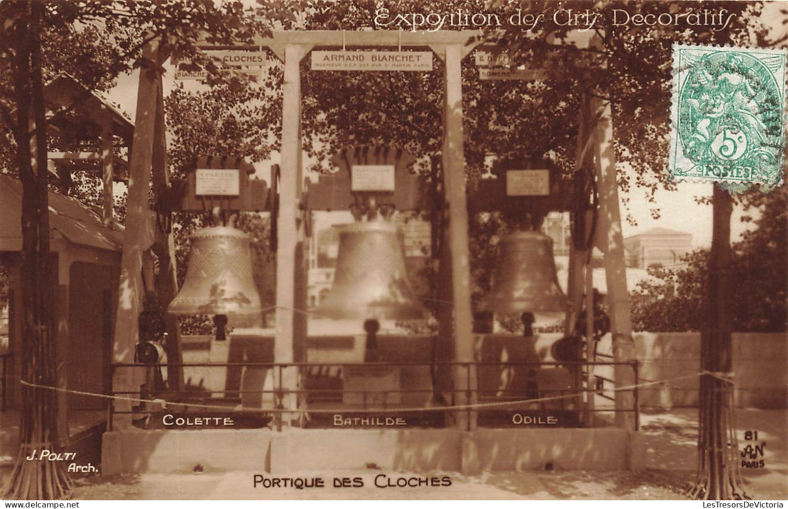 MUSÉES - Exposition Des Arts Décoratifs - Portique Des Cloches - Colette - Bathilde - Odile - Carte Postale Ancienne - Museum