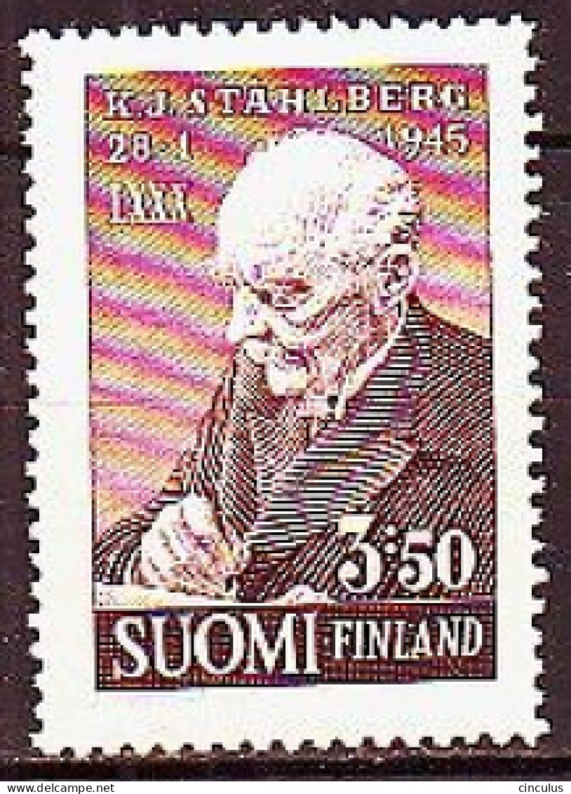 1945. Finland. 80th Birthday Of Kaarlo Juho Stahlberg, First President. MNH. Mi. Nr. 295 - Nuovi