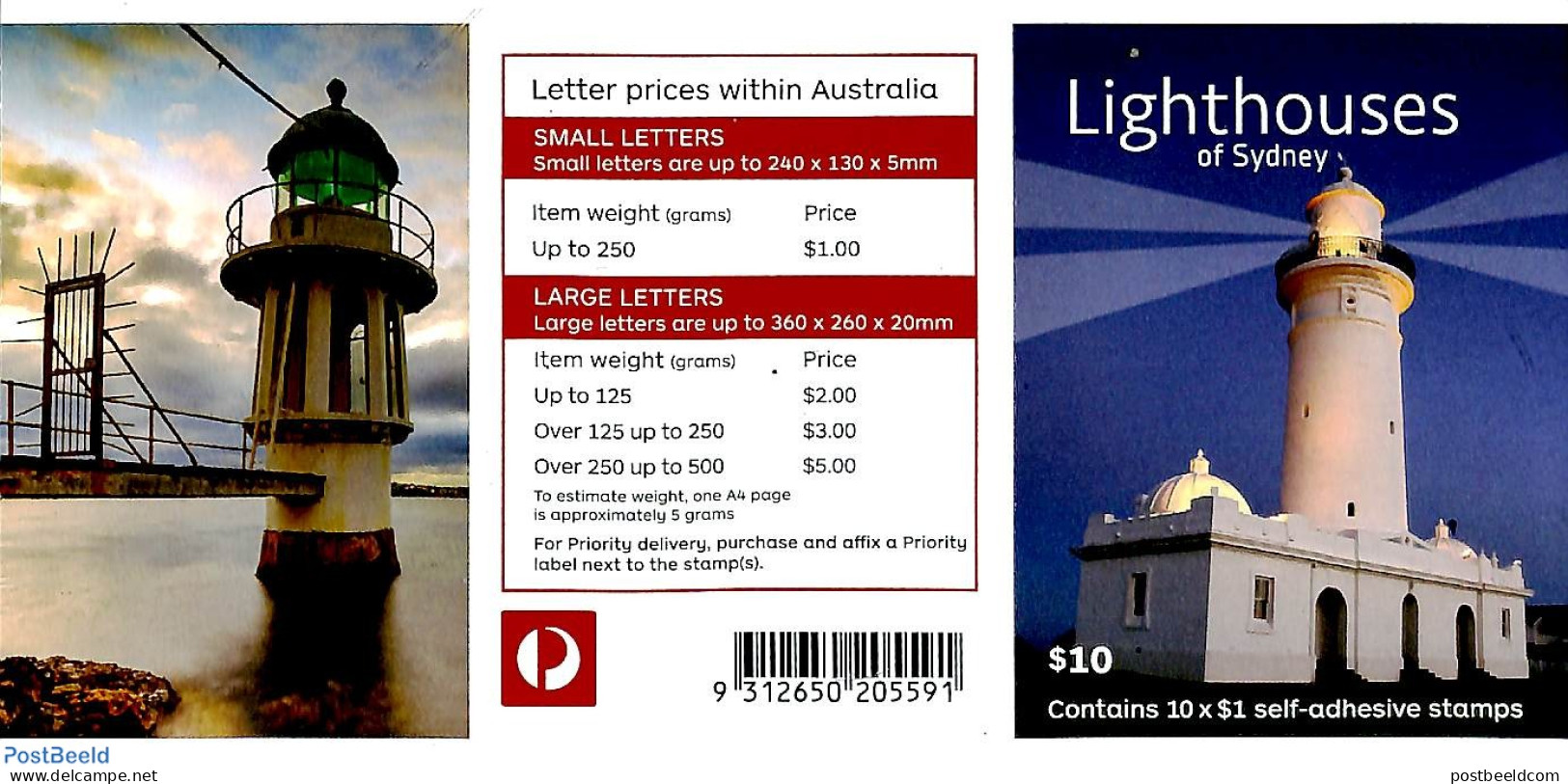 Australia 2018 Lighthouses Booklet S-a, Mint NH, Various - Stamp Booklets - Lighthouses & Safety At Sea - Unused Stamps