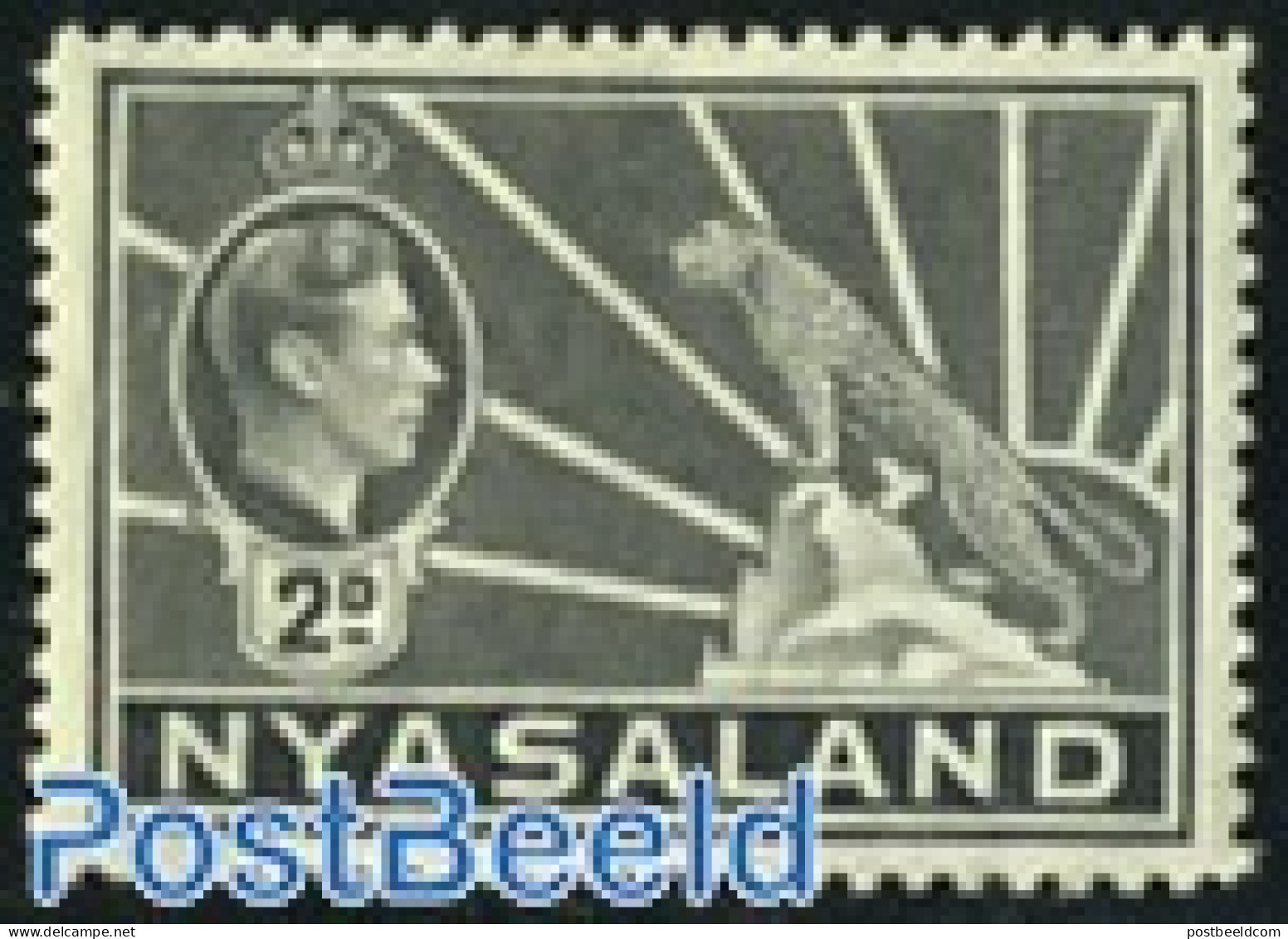 Nyasaland 1938 Stamp Out Of Set, Unused (hinged), Nature - Animals (others & Mixed) - Cat Family - Wild Mammals - Nyassaland (1907-1953)