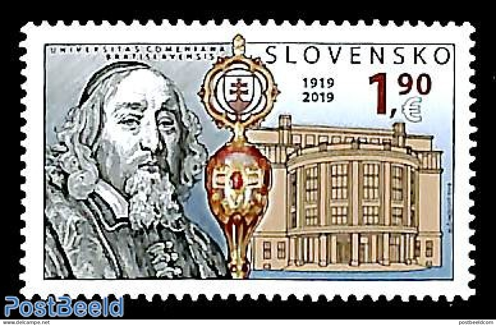 Slovakia 2019 Comenius University 1v, Mint NH, Science - Education - Unused Stamps