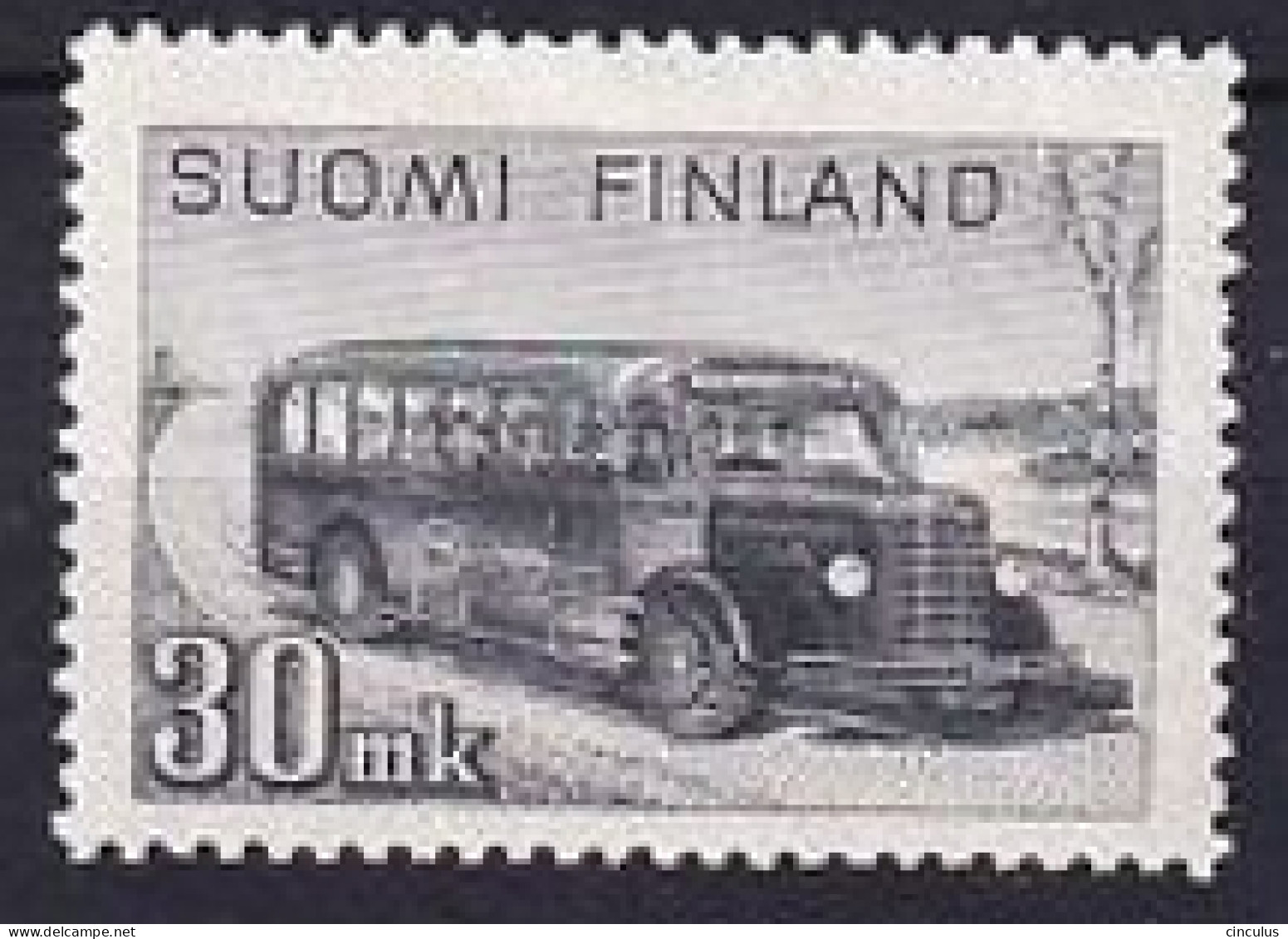 1946. Finland. Post And Travel Coach. 30 M. MNH. Mi. Nr. 330 - Unused Stamps