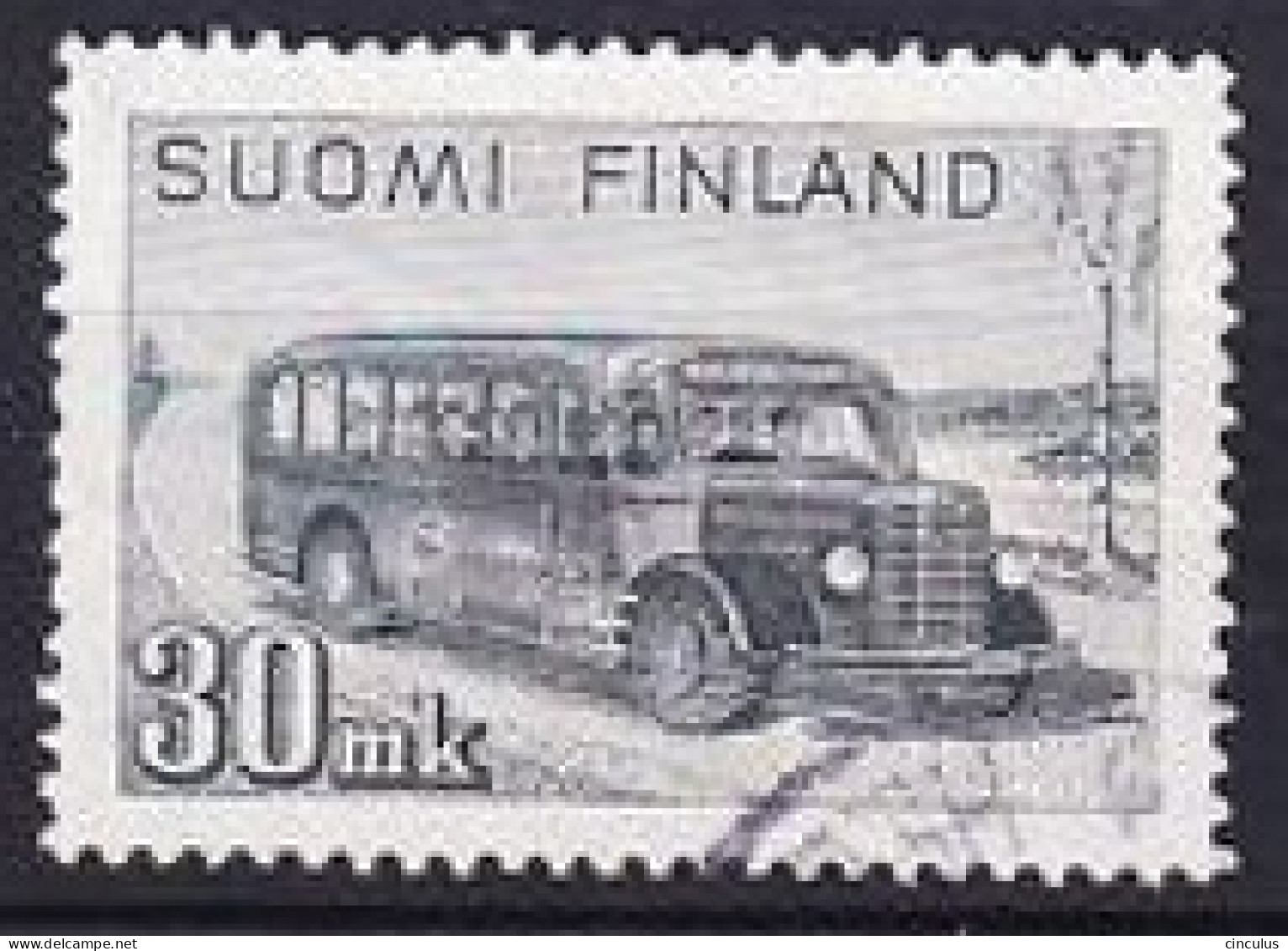 1946. Finland. Post And Travel Coach. 30 M. Used. Mi. Nr. 330 - Usati