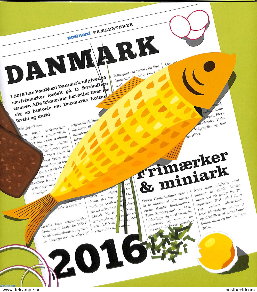 Denmark 2016 Official Yearset 2016, Mint NH, Various - Yearsets (by Country) - Ungebraucht
