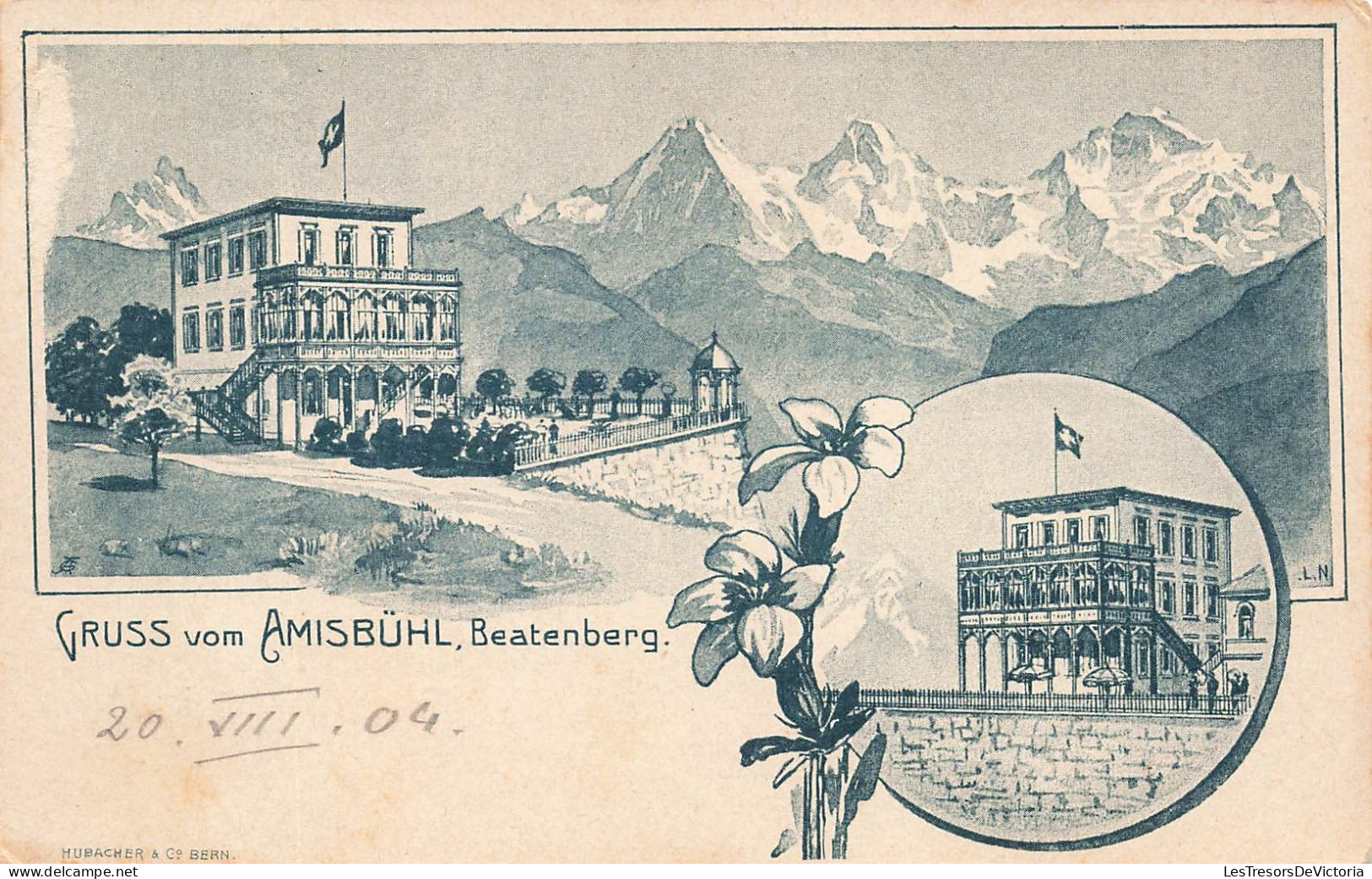 SUISSE - Beatenberg - Gruss Vom Amisbühl - Colorisé - Carte Postale Ancienne - Beatenberg