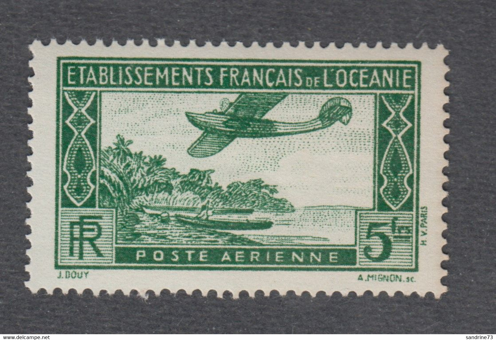 Timbres Des Colonies Françaises - Océanie - Neuf ** - PA N°1 - Poste Aérienne