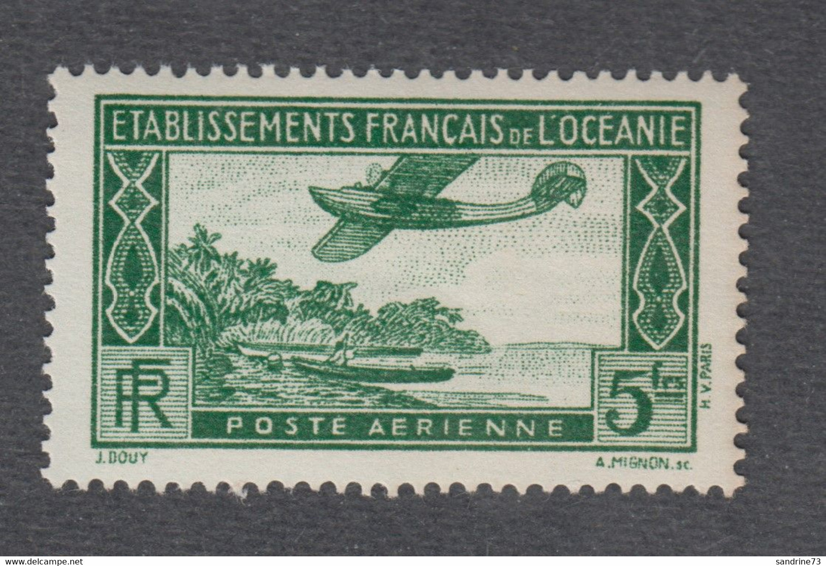 Timbres Des Colonies Françaises - Océanie - Neuf ** - PA N°1 - Aéreo