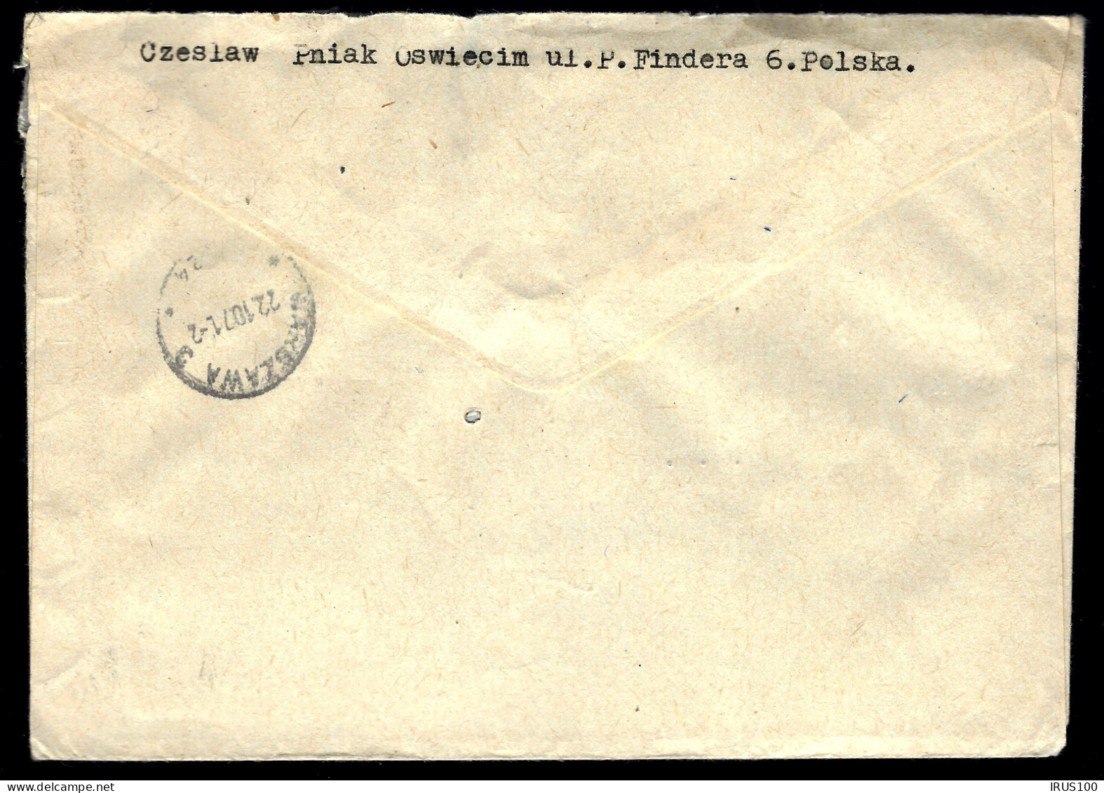 RECOMMANDÉ EN PROVENANCE DE POLOGNE - Oświęcim - THÈME NAVIGATION - Storia Postale