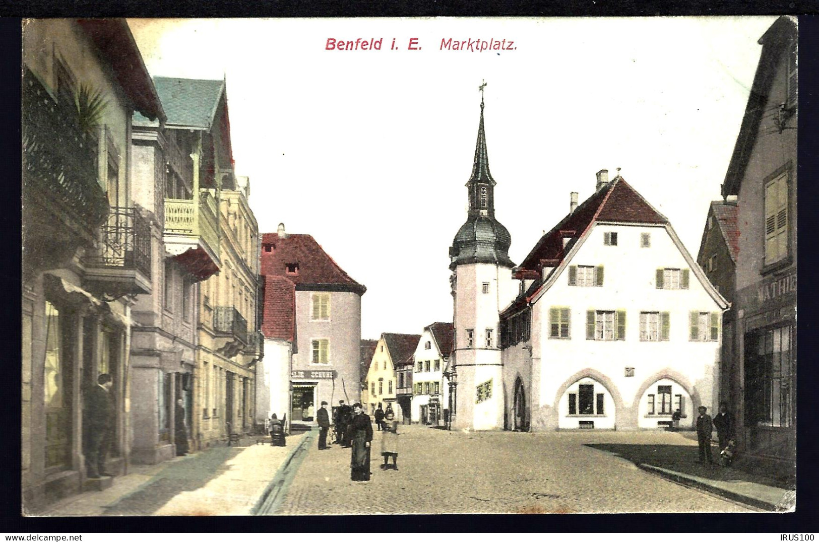 BENFELD MARKTPLATZ - 67 - (CACHET FERROVIAIRE) - Benfeld