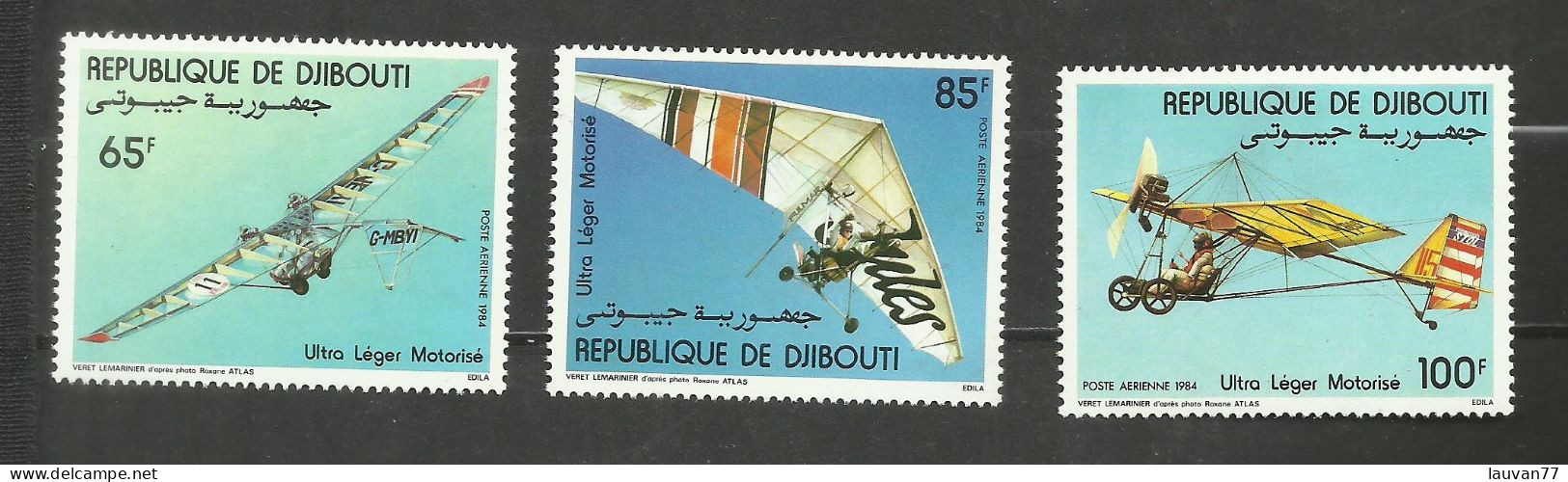 Djibouti POSTE AERIENNE N°197 à 199 Neufs** Cote 5.70€ - Djibouti (1977-...)